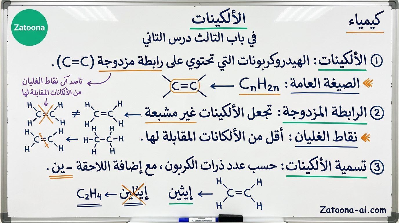 AI-generated visual study board for Egyptian Thanaweya Amma: في باب التالت درس التاني